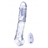 Прозрачная насадка-удлинитель Length Enhancer With Bullet с подхватом - 22,3 см. - NMC - в Новом Уренгое купить с доставкой