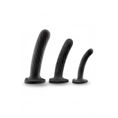 Набор из 3 стимуляторов со спиралевидным рельефом Twist Kit - Blush Novelties