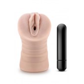 Телесный мастурбатор-вагина Ayumi с вибрацией - Blush Novelties - в Новом Уренгое купить с доставкой