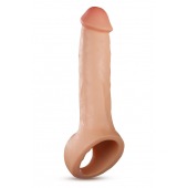 Телесная насадка-удлинитель Thrive 8.75 Inch Realistic Penis Extender Sleeve - 22,2 см. - Blush Novelties - в Новом Уренгое купить с доставкой