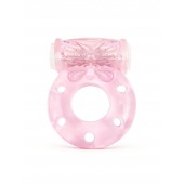 Розовое эрекционное виброкольцо с бабочкой - 1137 - в Новом Уренгое купить с доставкой