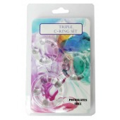 Набор из 3 эрекционных прозрачных колец - Boys of Toys - в Новом Уренгое купить с доставкой