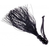 Черная силиконовая плетка - 25,4 см. - Boys of Toys - купить с доставкой в Новом Уренгое