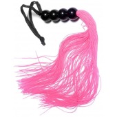 Розовая силиконовая плеть - 35,5 см. - Boys of Toys - купить с доставкой в Новом Уренгое