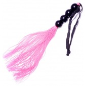 Розовая силиконовая плеть - 35,5 см. - Boys of Toys - купить с доставкой в Новом Уренгое