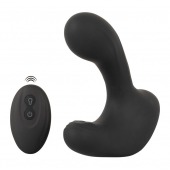 Черная анальная вибропробка с функцией расширения RC Butt Plug with 3 functions - Orion - в Новом Уренгое купить с доставкой