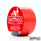Красный скотч для фиксации Non-Sticky Bondage Tape - 15 м. - Intoyou - купить с доставкой в Новом Уренгое