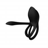 Черное эрекционное виброкольцо Bayek с пультом ДУ - Zalo - в Новом Уренгое купить с доставкой