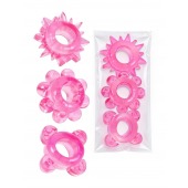 Комплект из 3 розовых эрекционных колец - Erowoman-Eroman - в Новом Уренгое купить с доставкой