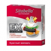 Стимулирующая насадка Sitabella Extender  Красный молодец - Sitabella - купить с доставкой в Новом Уренгое