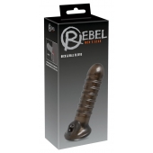 Насадка на пенис Rebel smoke с рёбрышками и отверстием под мошонку - Orion - в Новом Уренгое купить с доставкой