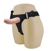 Реалистичный страпон-фаллоимитатор на трусиках Ultra Passionate Harness - 15 см. - Baile - купить с доставкой в Новом Уренгое