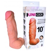 Фаллическая насадка Харнесс UNICOCK 10  - 25 см. - LOVETOY (А-Полимер) - купить с доставкой в Новом Уренгое