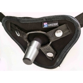 Вибрострапон с двумя насадками UniStrap - 18 и 18 см. - LOVETOY (А-Полимер) - купить с доставкой в Новом Уренгое