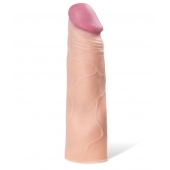 Реалистичная насадка с ярко выраженной головкой - 16,5 см. - A-toys - в Новом Уренгое купить с доставкой