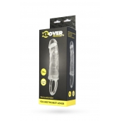 Прозрачная насадка с петлёй для фиксации - 14 см. - ToyFa - в Новом Уренгое купить с доставкой