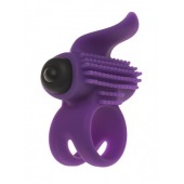 Эрекционное кольцо с подхватом мошонки и стимуляцией клитора Bullet Lastic Ring - Adrien Lastic - в Новом Уренгое купить с доставкой