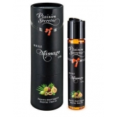 Массажное масло с ароматом экзотических фруктов Huile de Massage Gourmande Fruits Exotiques - 59 мл. - Plaisir Secret - купить с доставкой в Новом Уренгое