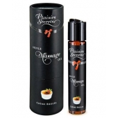 Массажное масло с ароматом крем брюле Huile de Massage Gourmande Creme Brulée - 59 мл. - Plaisir Secret - купить с доставкой в Новом Уренгое