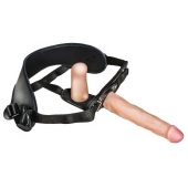 Женский страпон с вагинальной пробкой Woman Strap - 18 см. - LOVETOY (А-Полимер) - купить с доставкой в Новом Уренгое