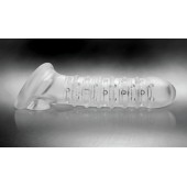 Утолщающая ребристая насадка на пенис - Доминирующее кольцо - в Новом Уренгое купить с доставкой