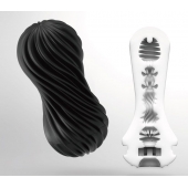 Мастурбатор FLEX Rocky Black с плотным рельефом - Tenga - в Новом Уренгое купить с доставкой