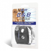 Утяжка для мошонки и пениса Cock Ring With 1  Ball Stretcher And Optional Weight Ring - BlueLine - купить с доставкой в Новом Уренгое