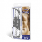 Утяжка на пенис и мошонку Cock Ring With 1.5  Ball Stretcher And Optional Weight Ring - BlueLine - купить с доставкой в Новом Уренгое