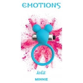 Голубое эрекционное виброколечко Emotions Minnie Breeze - Lola Games - в Новом Уренгое купить с доставкой