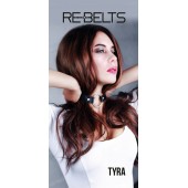 Чёрный кожаный чокер-кляп Tyra Black - Rebelts - купить с доставкой в Новом Уренгое