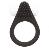 Чёрное эрекционное кольцо LIT-UP SILICONE STIMU RING 1 BLACK - Dream Toys - в Новом Уренгое купить с доставкой