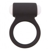 Чёрное эрекционное виброкольцо LIT-UP SILICONE STIMU RING 3 BLACK - Dream Toys - в Новом Уренгое купить с доставкой