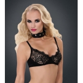 Полиуретановый ошейник с пуклями и D-кольцами Collar with Studs - Blush Novelties - купить с доставкой в Новом Уренгое