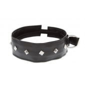 Полиуретановый ошейник с пуклями Collar with Studs - Blush Novelties - купить с доставкой в Новом Уренгое