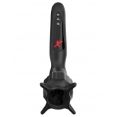 Чёрный вибростимулятор для головки члена с эффектом всасывания Vibrating Roto-Sucker - Pipedream - в Новом Уренгое купить с доставкой