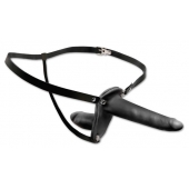 Женский страпон с вагинальной пробкой Double Penetrix Strap-on - 15 см. - Pipedream - купить с доставкой в Новом Уренгое
