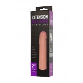 Насадка-удлинитель Extension sleeve телесного цвета - 18,5 см. - Sitabella - в Новом Уренгое купить с доставкой