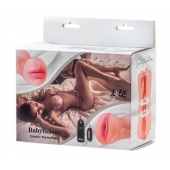 Двусторонний мастурбатор с вибропулей Satisfaction Babylicious - Lola Games - в Новом Уренгое купить с доставкой