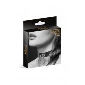 Узенький ошейник из полиуретана с кольцом - Bijoux Pour Toi - купить с доставкой в Новом Уренгое