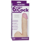 Ультра реалистичная насадка Vac-U-Lock  6  ULTRASKYN Cock - 17,3 см. - Doc Johnson - купить с доставкой в Новом Уренгое