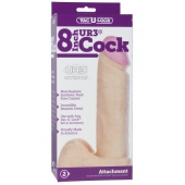 Ультрареалистичная насадка для трусиков Vac-U-Lock 8  ULTRASKYN Cock - 20,57 см. - Doc Johnson - купить с доставкой в Новом Уренгое