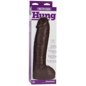 Большая насадка для трусиков Vac-U-Lock Realistic Hung - 31,7 см. - Doc Johnson - купить с доставкой в Новом Уренгое