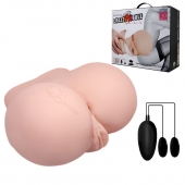 Вагина и анус с вибрацией CrazyBull Vagina and Ass - Baile - в Новом Уренгое купить с доставкой