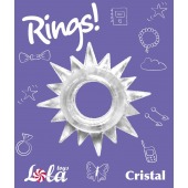 Прозрачное эрекционное кольцо Rings Cristal - Lola Games - в Новом Уренгое купить с доставкой