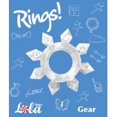 Прозрачное эрекционное кольцо Rings Gear - Lola Games - в Новом Уренгое купить с доставкой