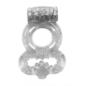 Прозрачное эрекционное кольцо Rings Treadle с подхватом - Lola Games - в Новом Уренгое купить с доставкой