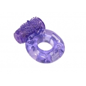 Фиолетовое эрекционное кольцо с вибрацией Rings Axle-pin - Lola Games - в Новом Уренгое купить с доставкой