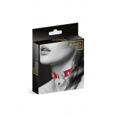 Красный чокер с замком в форме сердца - Bijoux Pour Toi - купить с доставкой в Новом Уренгое