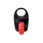 Чёрно-красное эрекционное виброкольцо Erotist - Erotist Adult Toys - в Новом Уренгое купить с доставкой