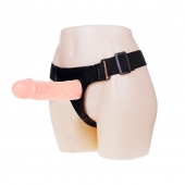 Телесный фаллоимитатор на трусиках Jessica Strap-On - 15,5 см. - Baile - купить с доставкой в Новом Уренгое